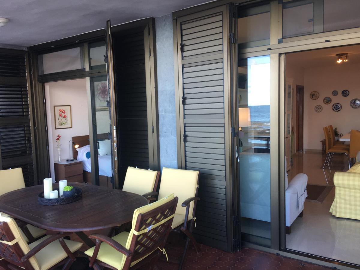 Front Line Beach With Fantastic Terrace. テルデ エクステリア 写真