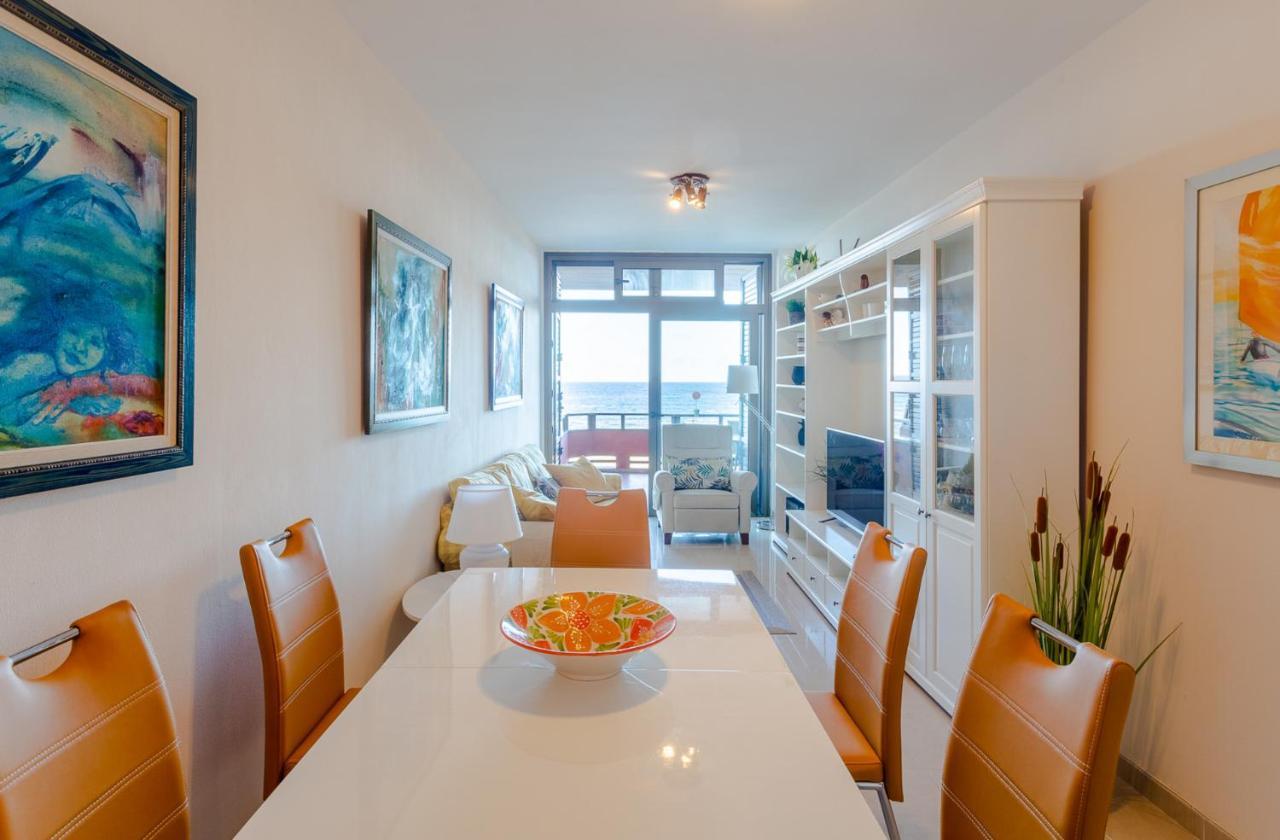 Front Line Beach With Fantastic Terrace. テルデ エクステリア 写真