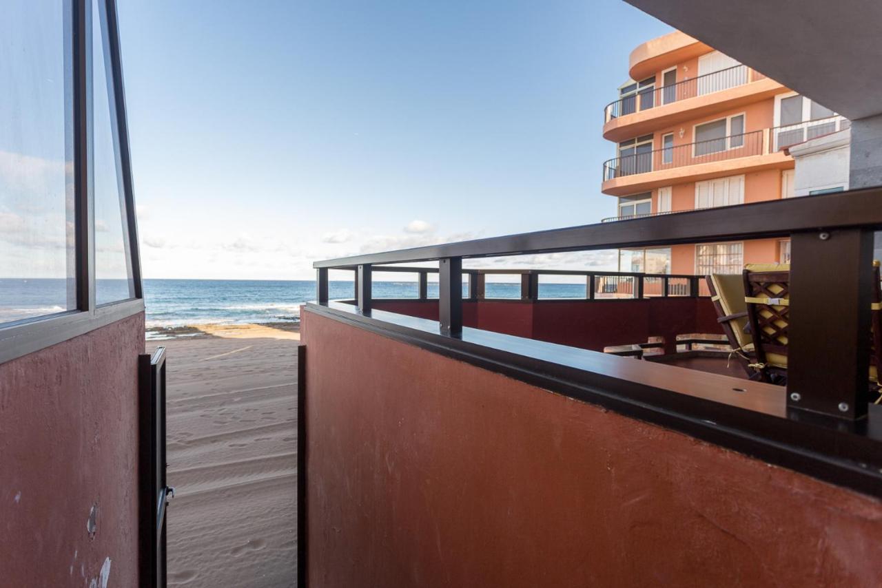 Front Line Beach With Fantastic Terrace. テルデ エクステリア 写真