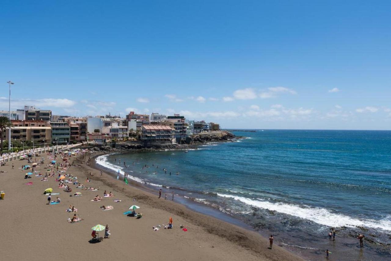 Front Line Beach With Fantastic Terrace. テルデ エクステリア 写真