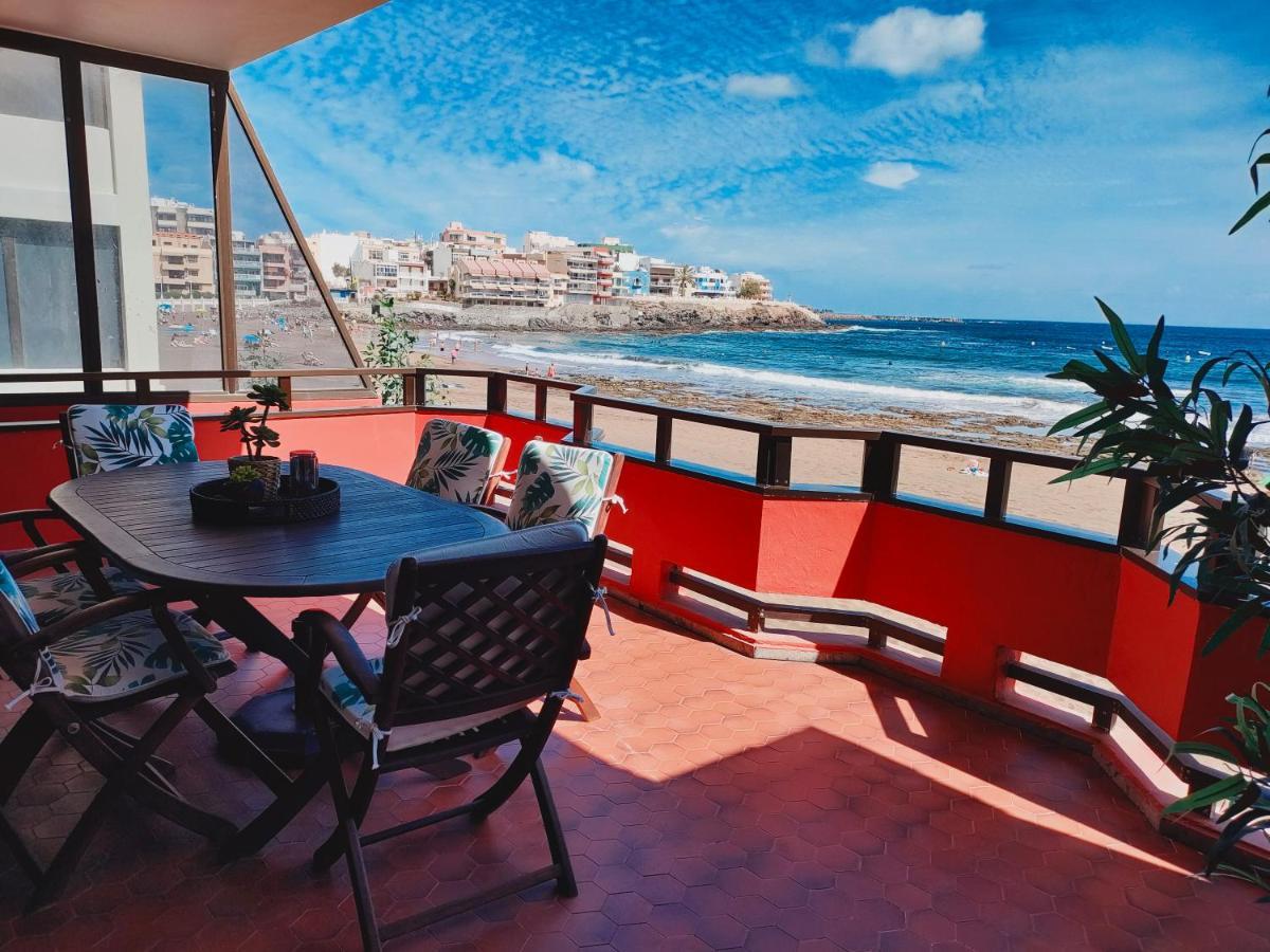 Front Line Beach With Fantastic Terrace. テルデ エクステリア 写真