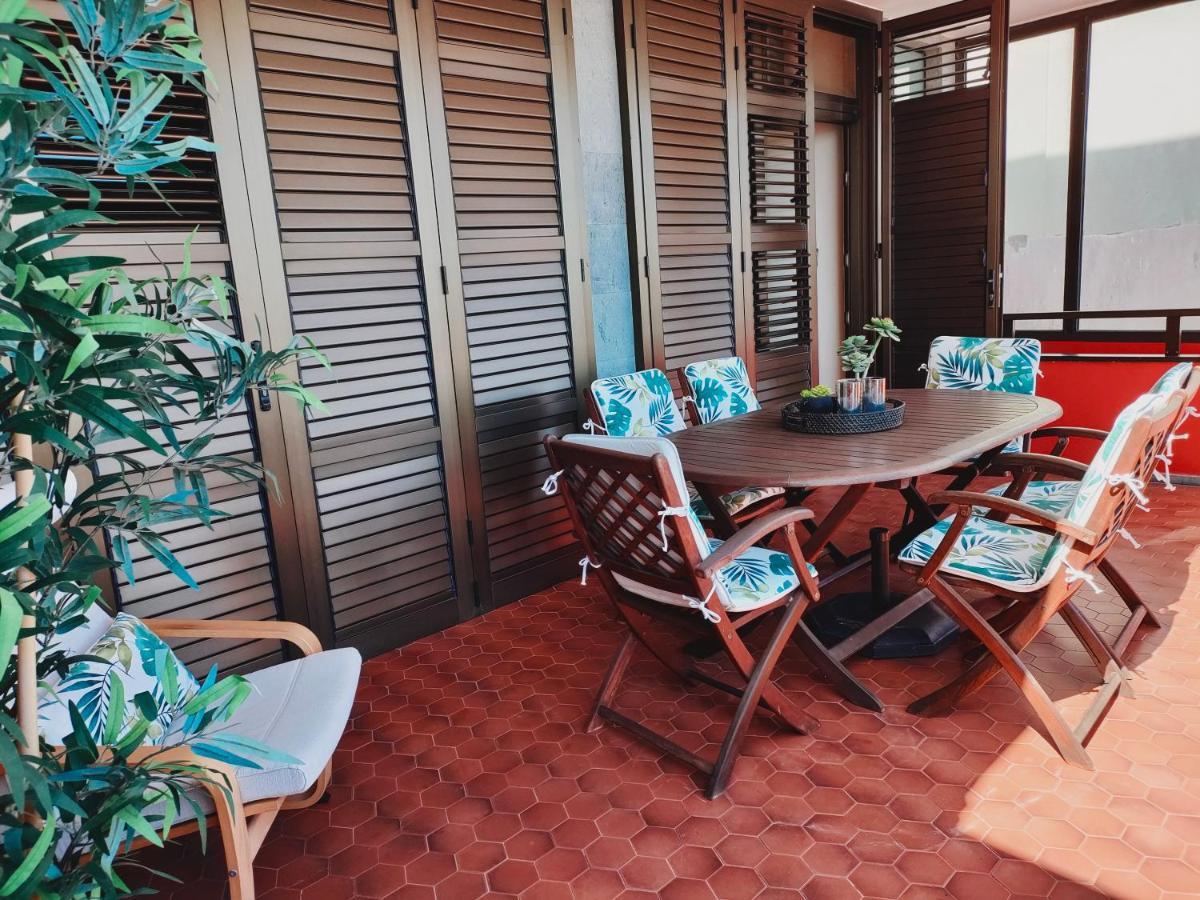 Front Line Beach With Fantastic Terrace. テルデ エクステリア 写真