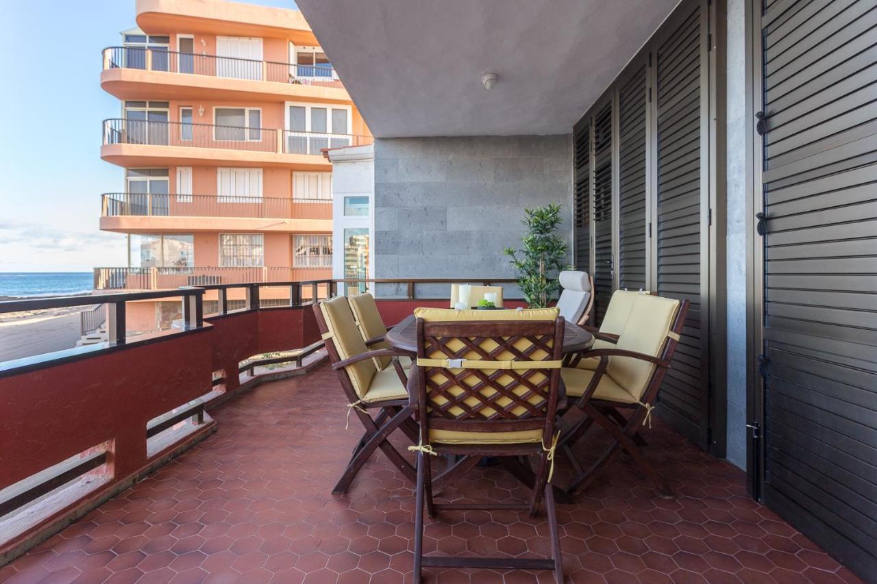 Front Line Beach With Fantastic Terrace. テルデ エクステリア 写真