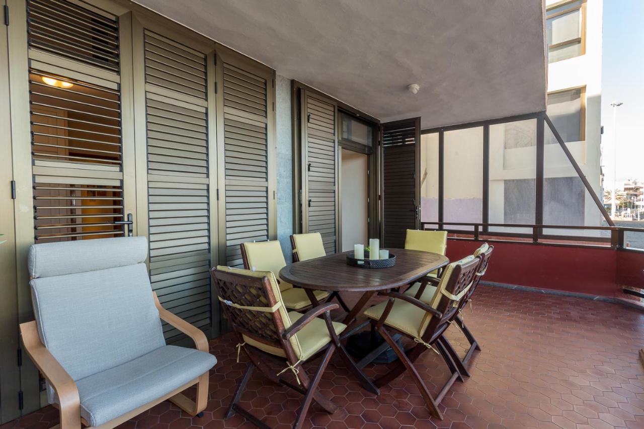 Front Line Beach With Fantastic Terrace. テルデ エクステリア 写真