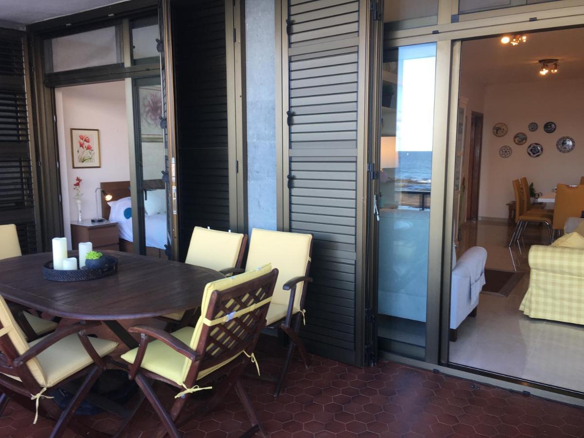 Front Line Beach With Fantastic Terrace. テルデ エクステリア 写真