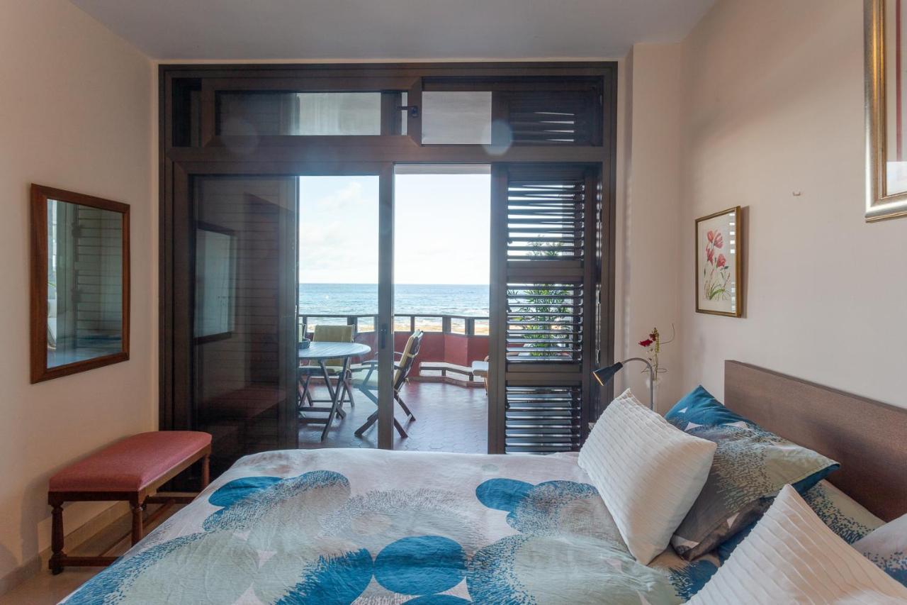 Front Line Beach With Fantastic Terrace. テルデ エクステリア 写真