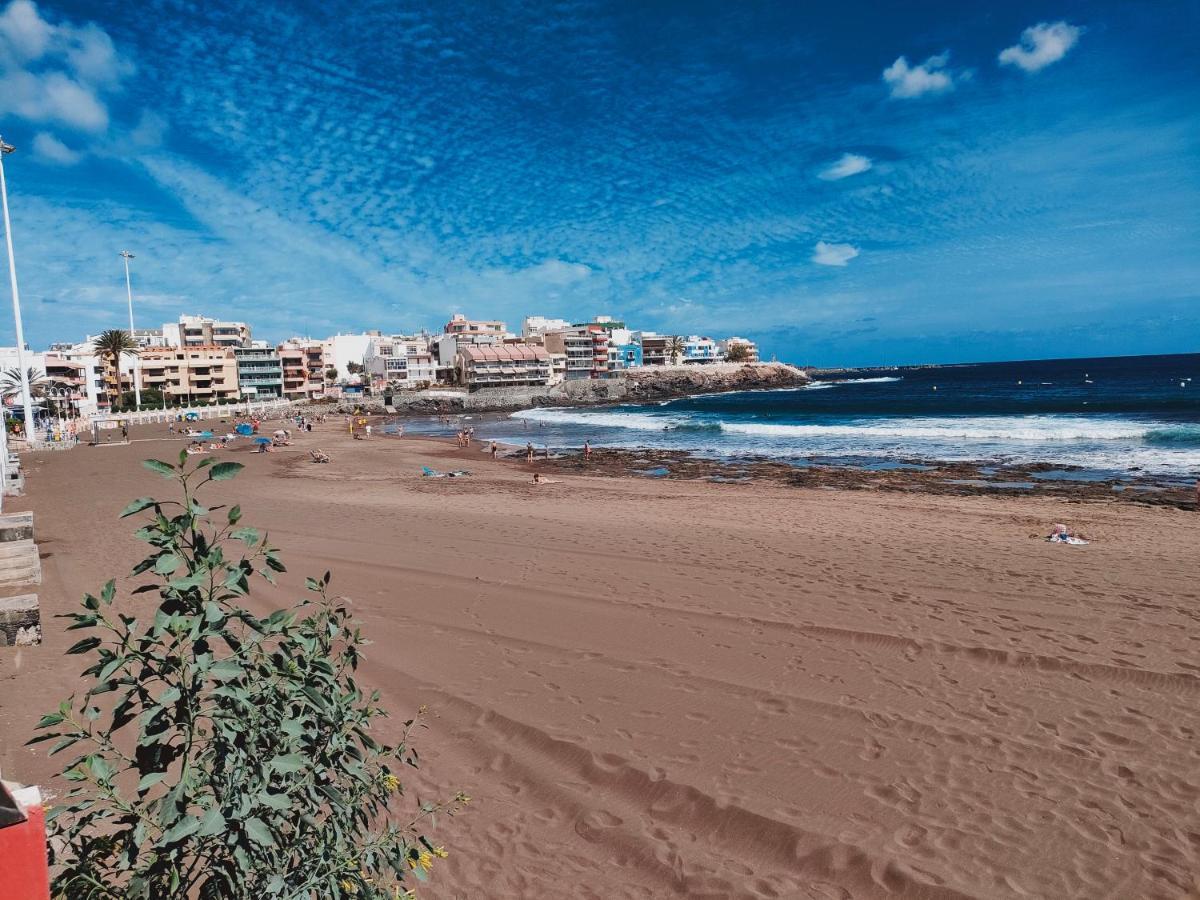 Front Line Beach With Fantastic Terrace. テルデ エクステリア 写真