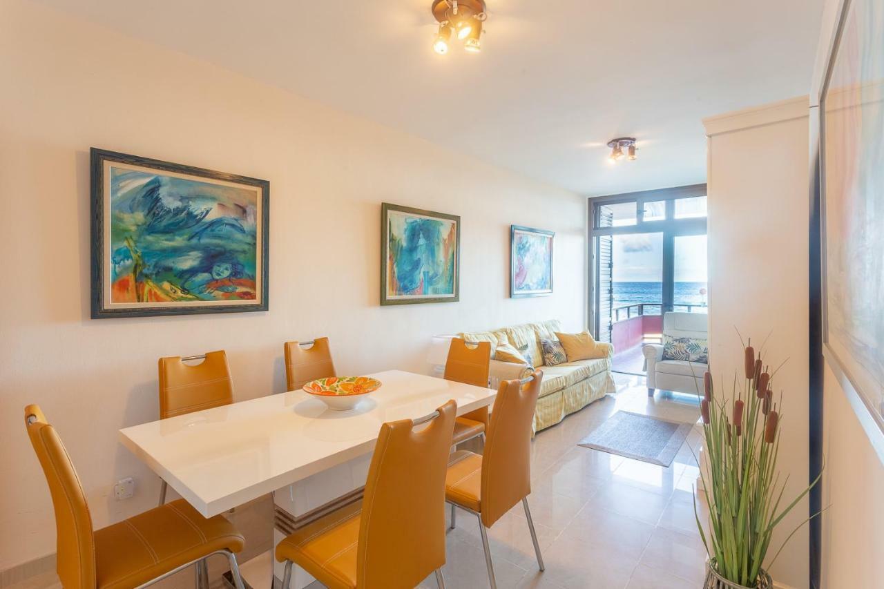 Front Line Beach With Fantastic Terrace. テルデ エクステリア 写真