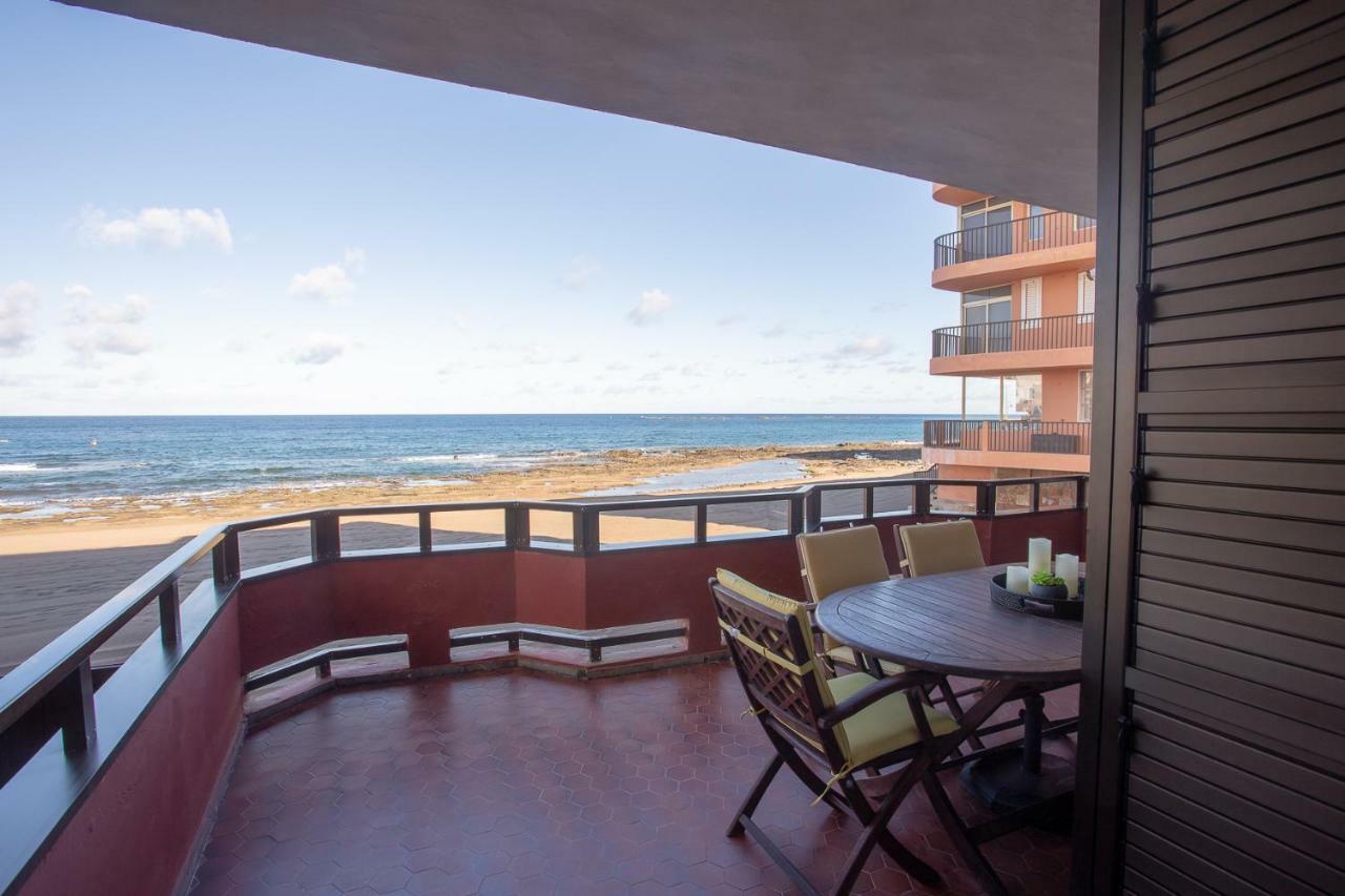 Front Line Beach With Fantastic Terrace. テルデ エクステリア 写真