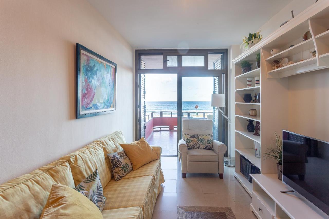 Front Line Beach With Fantastic Terrace. テルデ エクステリア 写真